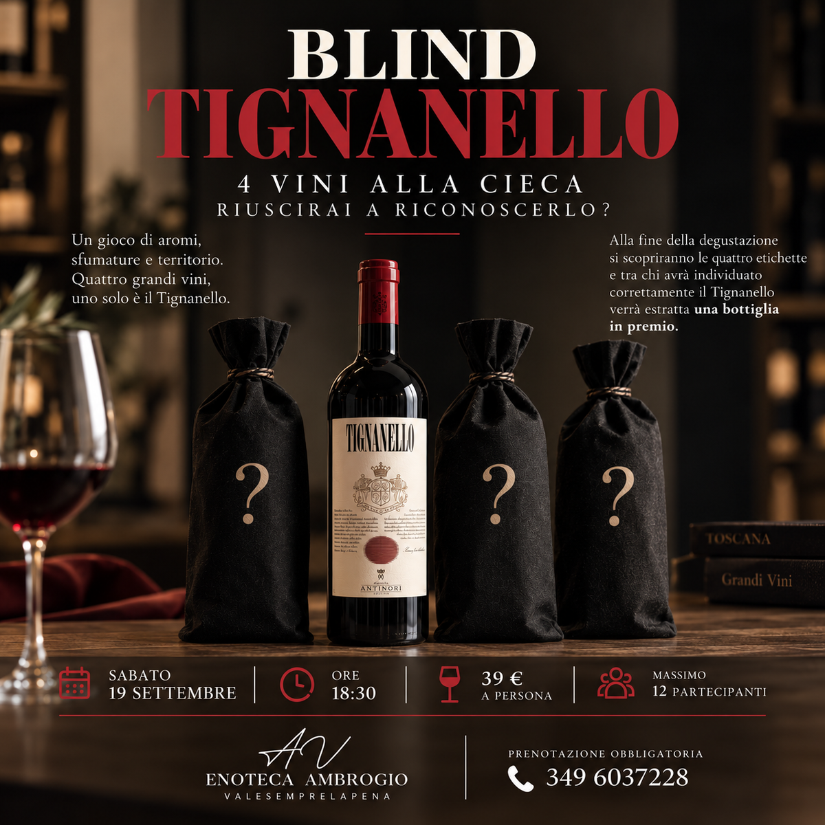 Blind Tignanello – Degustazione alla cieca