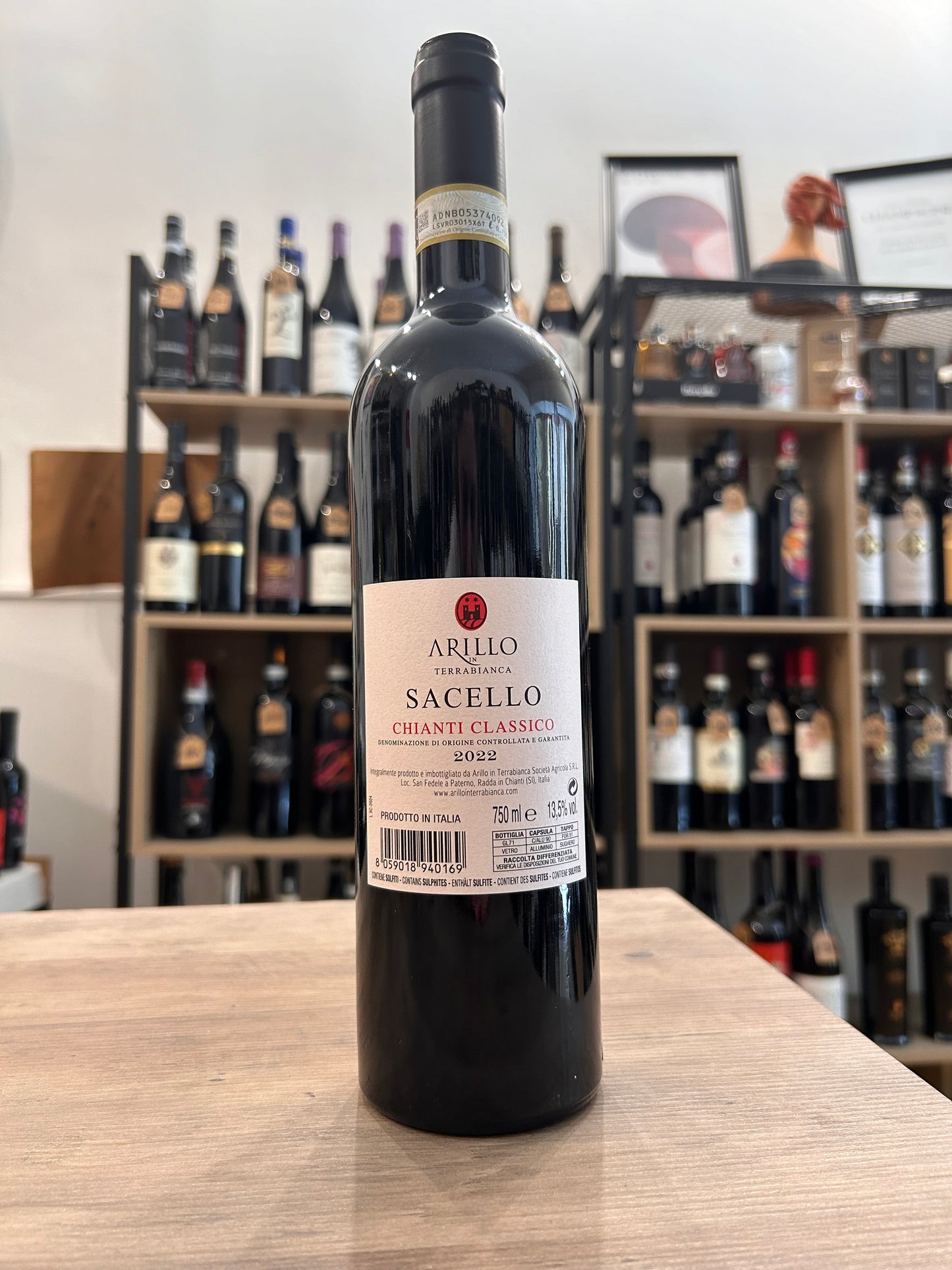 🍷 Sacello Chianti Classico DOCG 2022 Arillo in Terrabianca